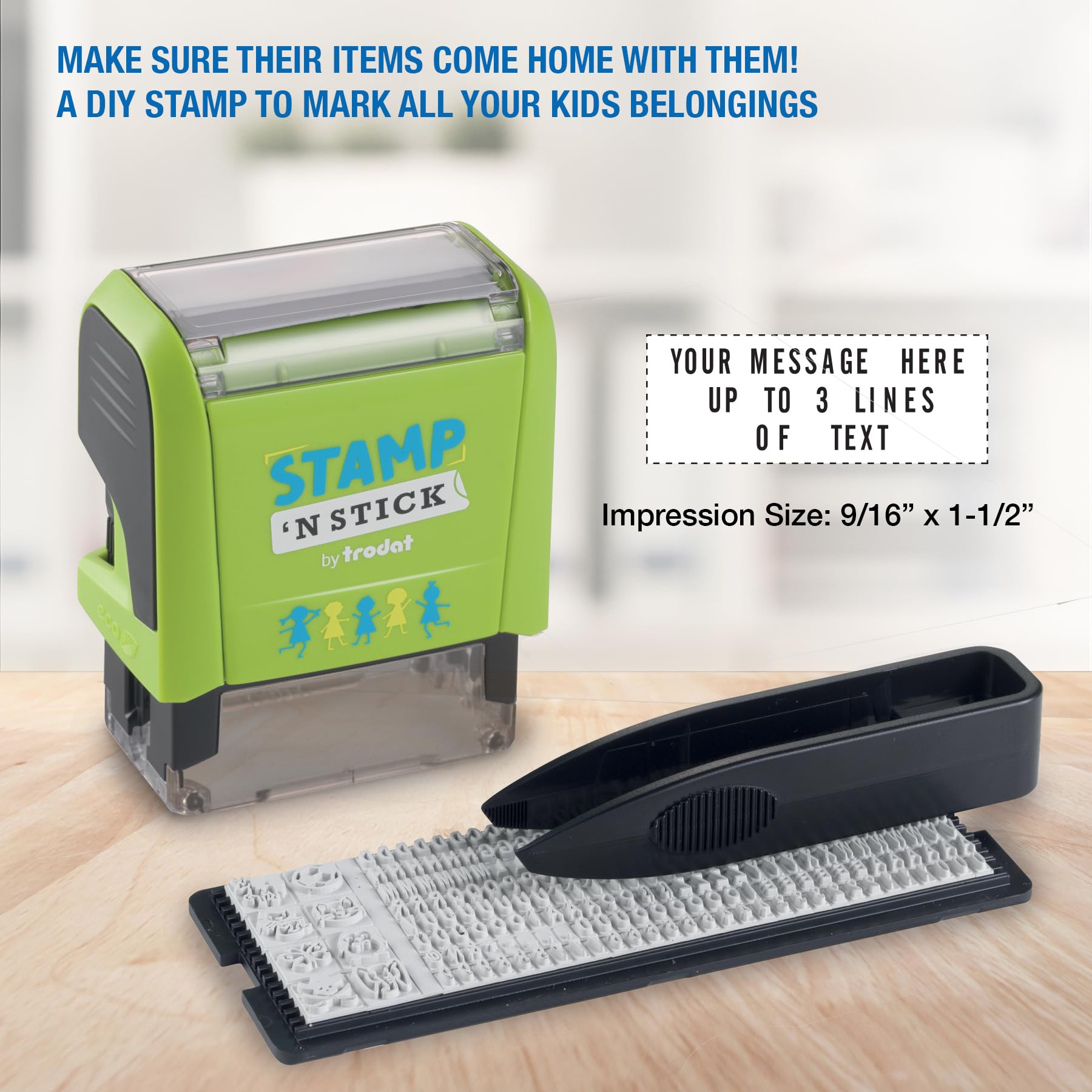 Amazon.com: Trodat Stamp 'N Stick Clothes and Personal Belongings